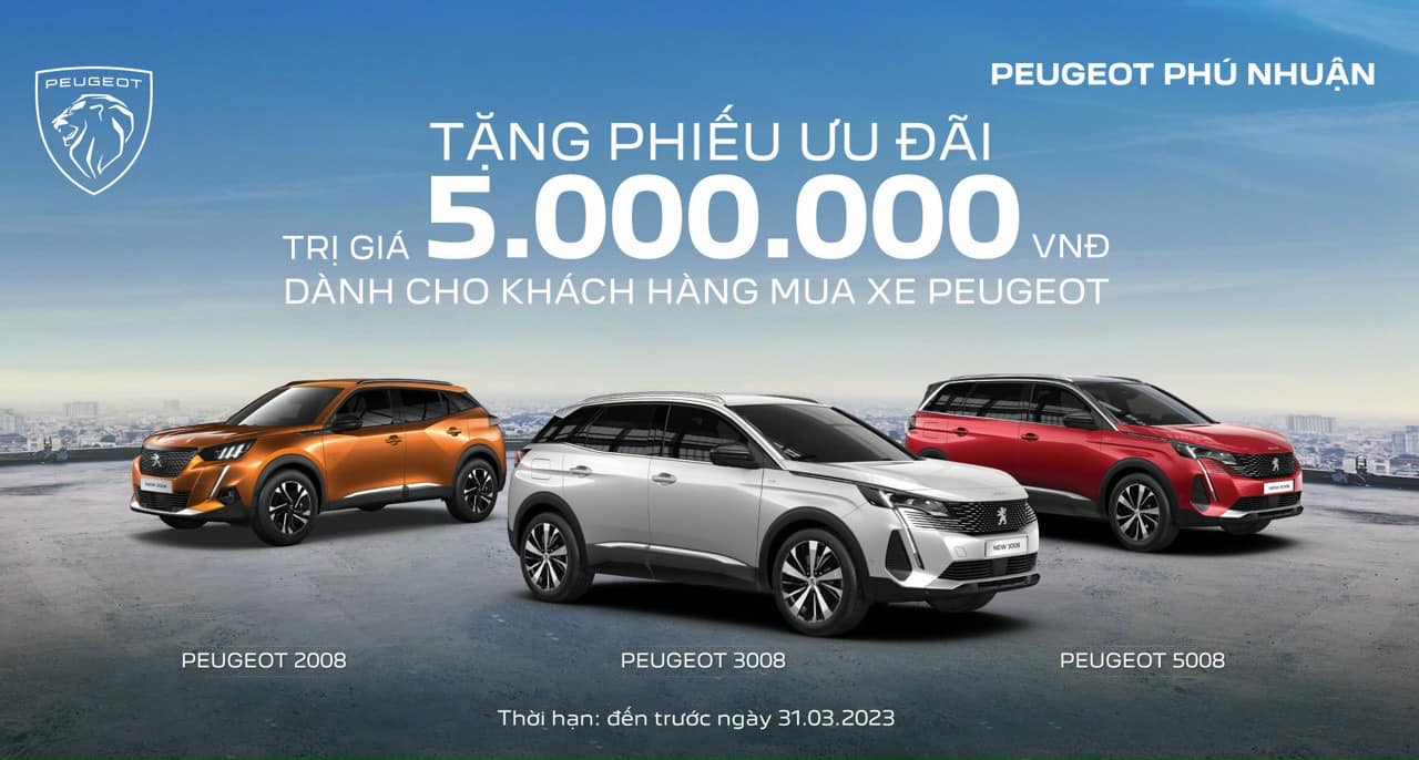 333065457 504385265199215 4195375663971513238 n PEUGEOT TRIỂN KHAI CHƯƠNG TRÌNH TRI ÂN KHÁCH HÀNG THÁNG 3